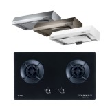 (Bundle) Fujioh FH-GS 5520 SVGL Gas Hob + FR-MS 1890 R Slim Cooker Hood (890mm)